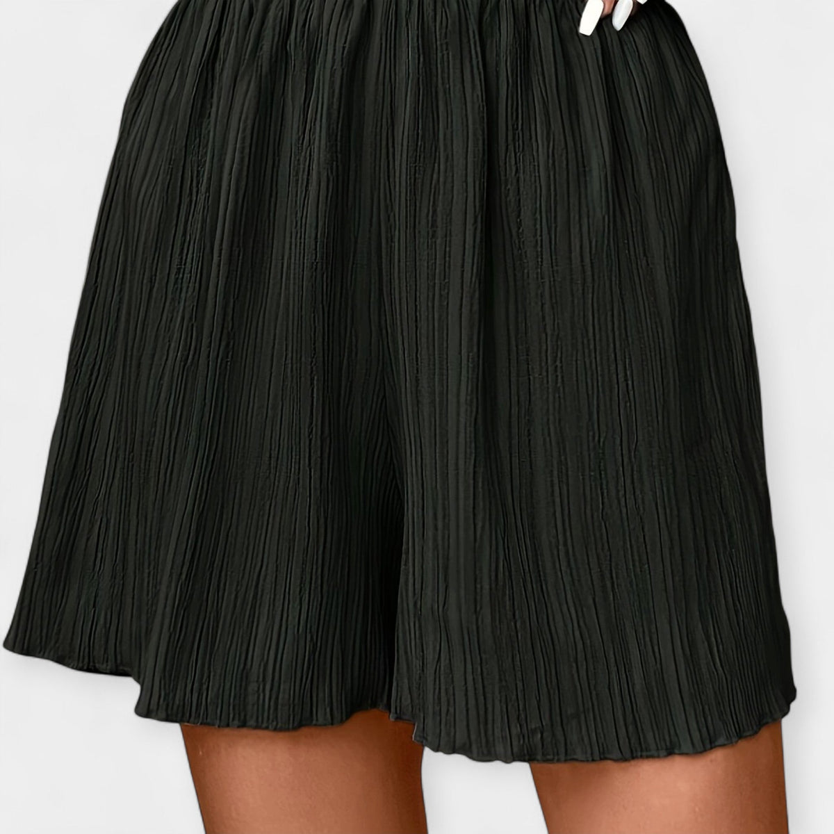Shorts plisados con estilo