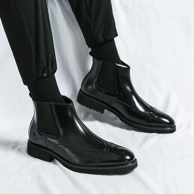 Dwight | Botas Chelsea de Cuero Sintético