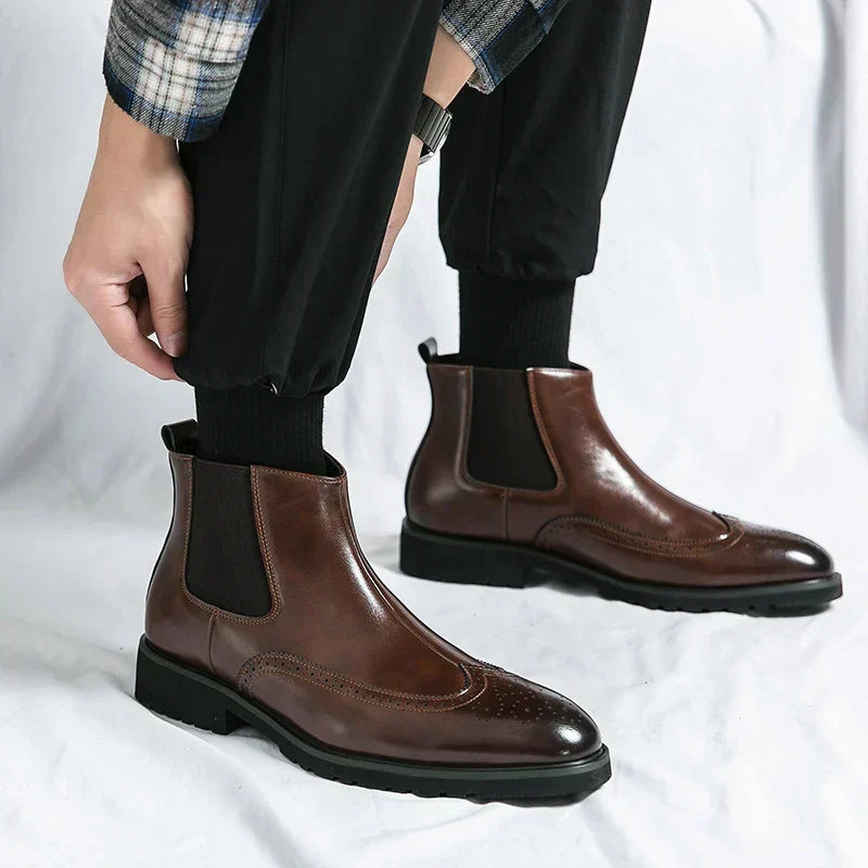 Dwight | Botas Chelsea de Cuero Sintético