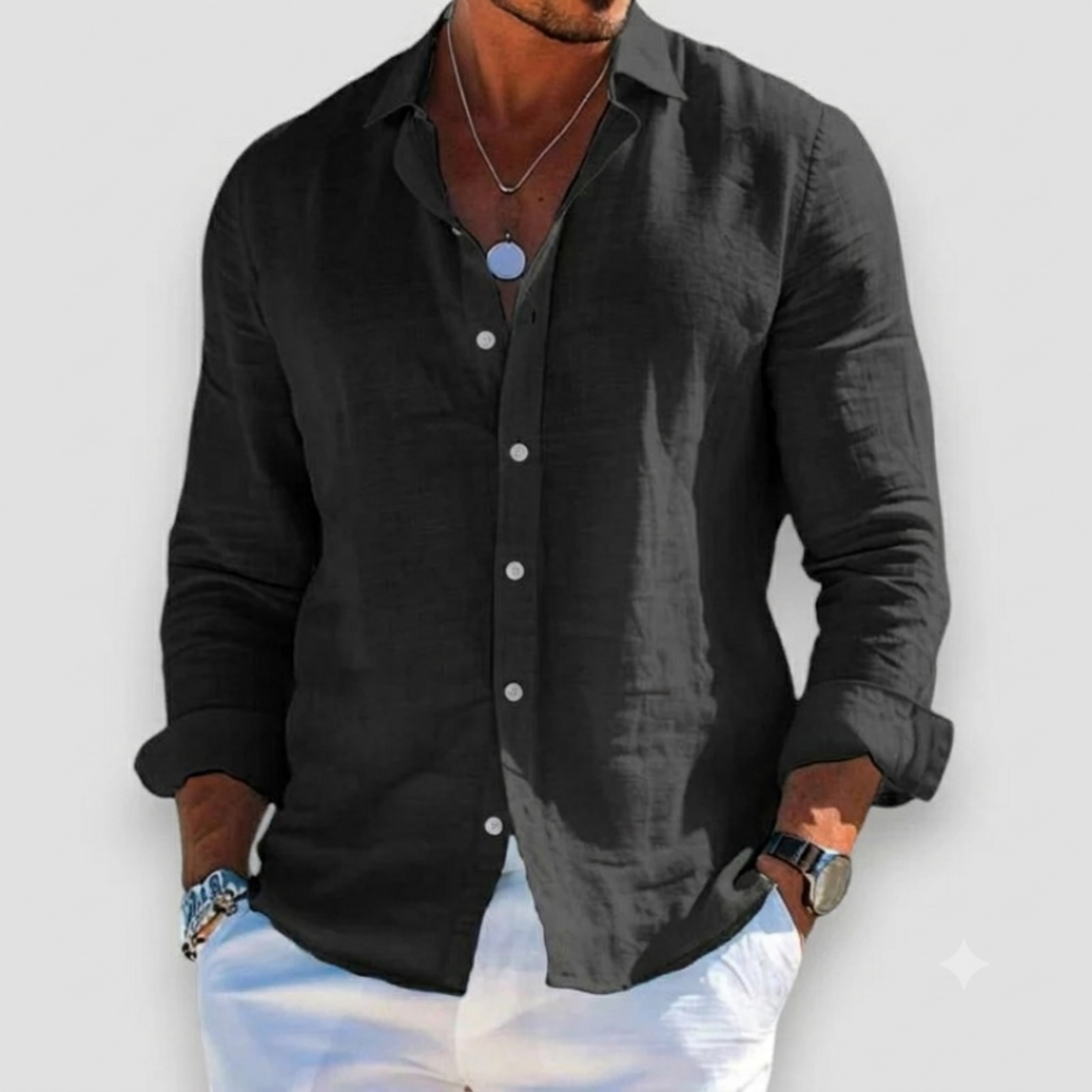 Luca | Camicia in lino elegante e leggera