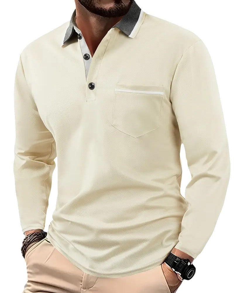 Larsen | Polo clásico de manga larga