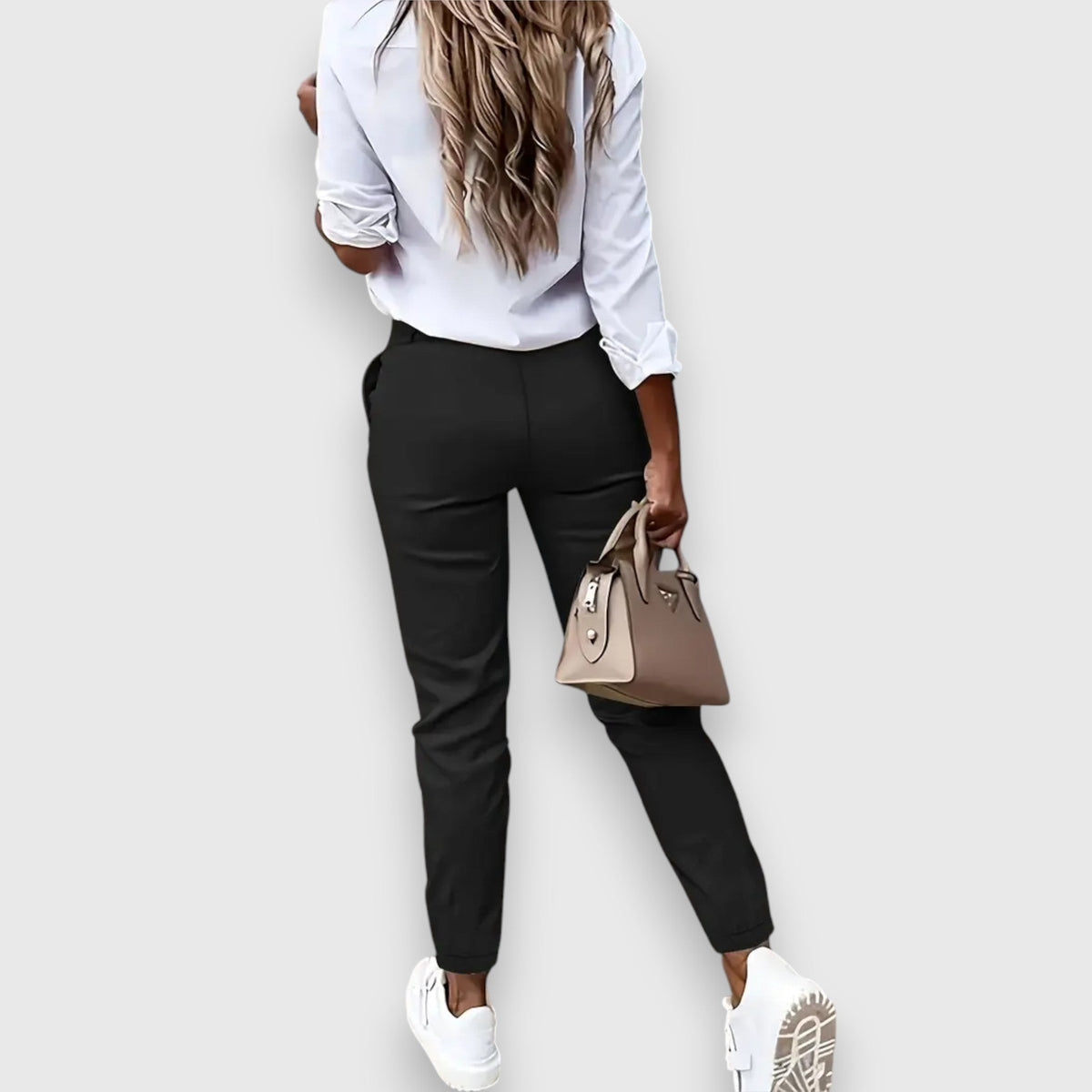 Isabel – pantalones elegantes de tiro alto