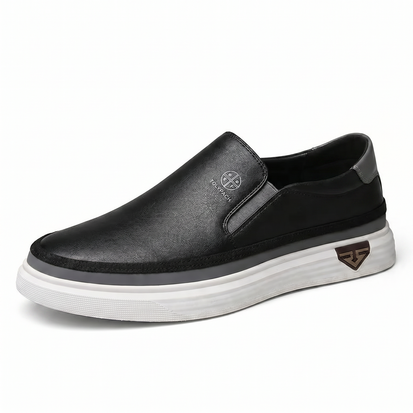TURÍN – Zapatillas sin cordones de cuero para hombre
