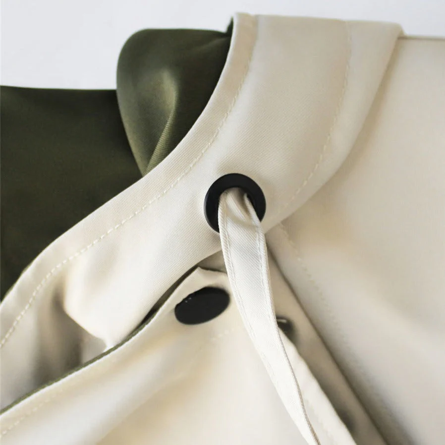 Ella Chaqueta Elegante con Protección Contra el Viento y la Lluvia