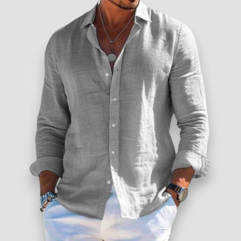 Luca | Camicia in lino elegante e leggera